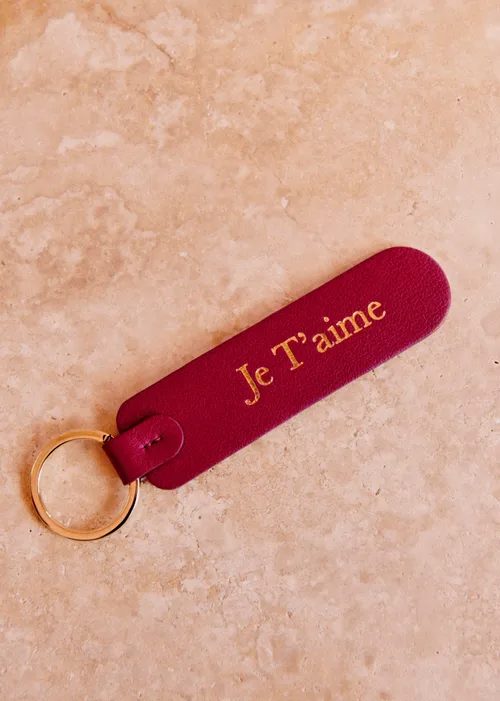 Porte-clés - Rouge " Je t'aime " — image 3