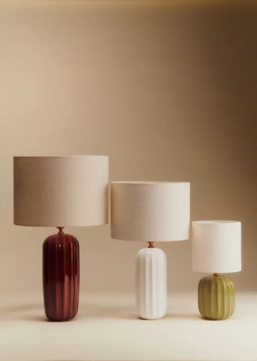 Lampe Traviata - écru - Abat-jour Dolce - Jute Écru — image 2