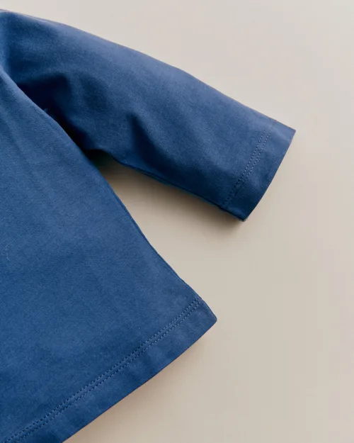 T-Shirt La chamade - Bleu indigo / Ecru — image 4