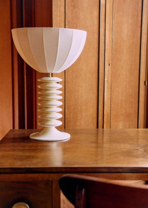 Lampe Tango - écru - Abat-jour Tango - Coton écru — image 3