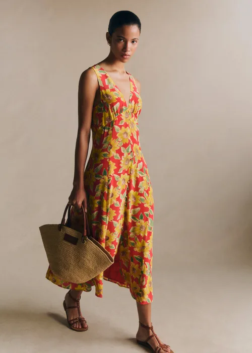 Robe SALYA - Imprimé Tournesol — image 4
