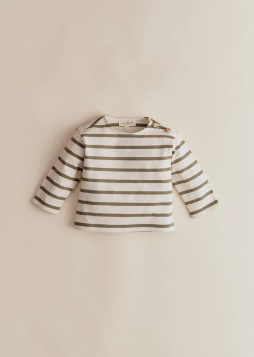 Marinière Colette - Ecru / Kaki