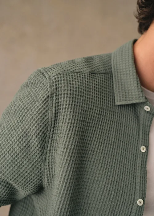 Chemise Lars Gaufrée - Vert Sauge — image 4