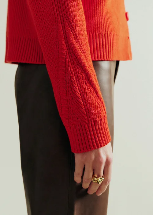 Gilet Isaure - Rouge - Création Solidaire — image 3