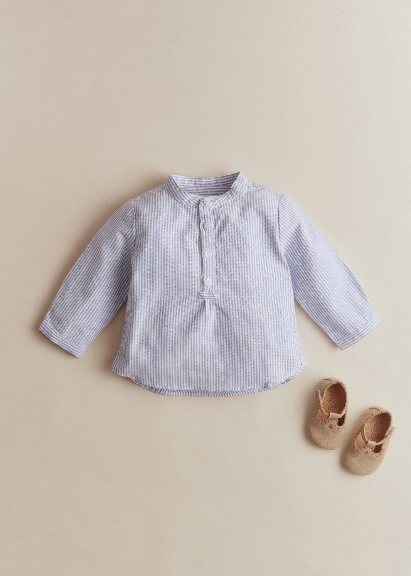 Chemise Sacha - Bleu / Écru