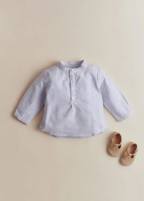 Chemise Sacha - Bleu / Écru