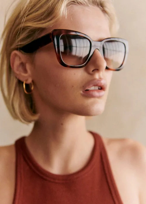 Lunettes de soleil Mila - Écailles Claires — image 7