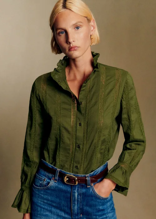 Chemise Lise - Vert Garden