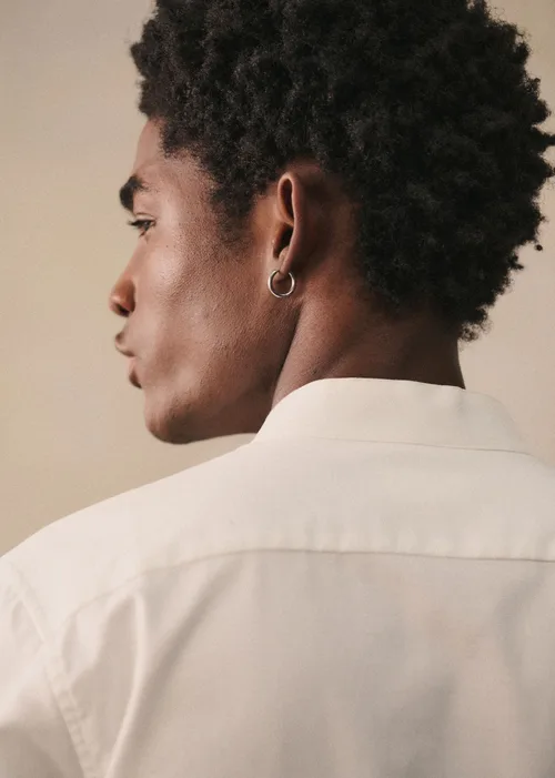 Chemise Edgar Pinpoint - Blanc — image 3