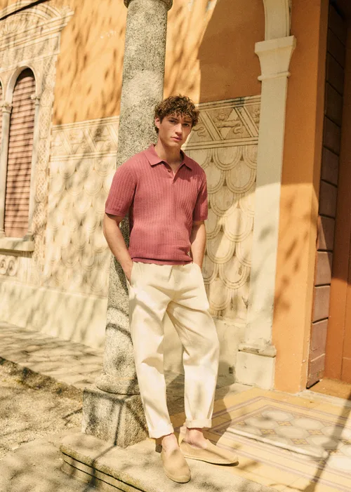 Polo Maille Pablo - Vieux Rose — image 6