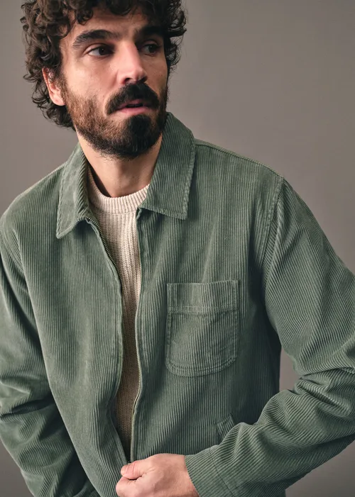 Veste Benson Velours Côtelé - Vert — image 4