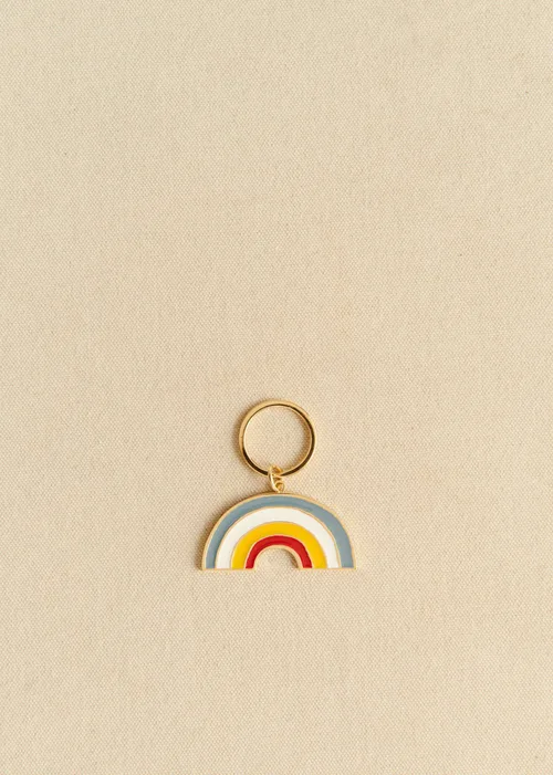 Porte-clé Arc-en-ciel - Bleu Multicolore — image 2