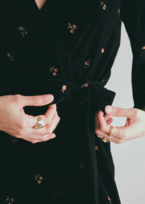 Robe Adelina - Cuivre fond noir — image 3