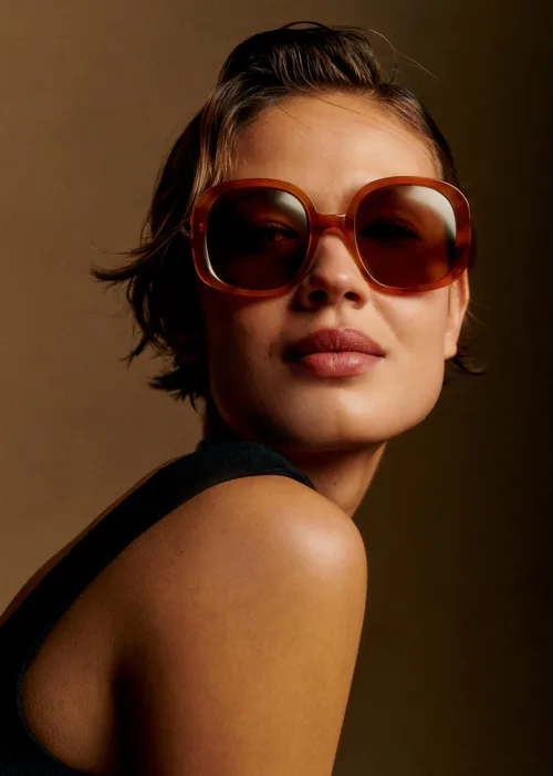 Lunettes de soleil Georgia - Marron écaille — image 7