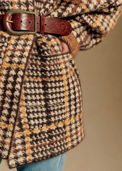 Veste Oscar - Pied de Poule Marron — image 3