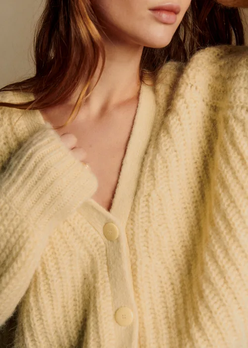 Gilet Basile - Jaune Pâle — image 4