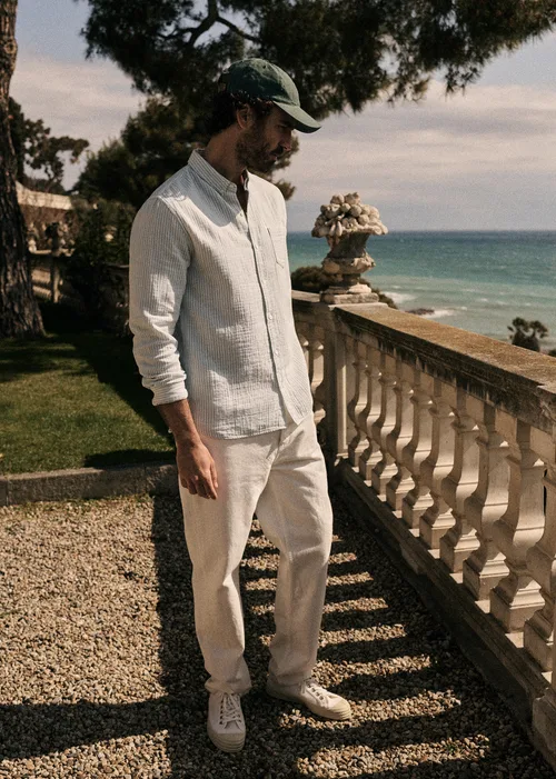 Chemise Luke - Rayures Bleu / Blanc — image 4