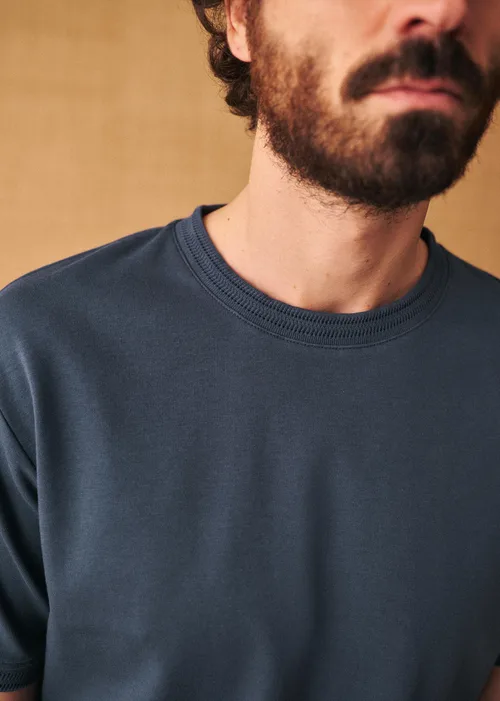 T-Shirt Aslan - Bleu Foncé — image 6