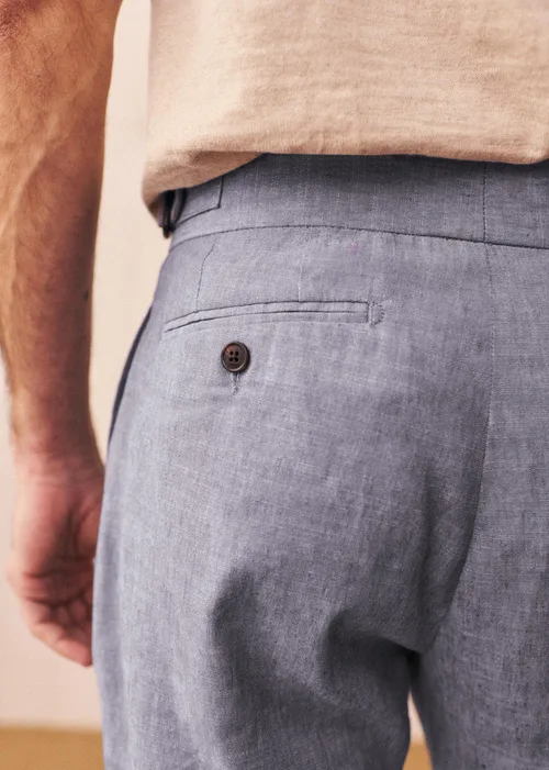 Pantalon Terence - Bleu Clair Chiné — image 4