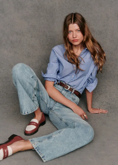 Chemise Tomboy - Rayures Bleu — image 4