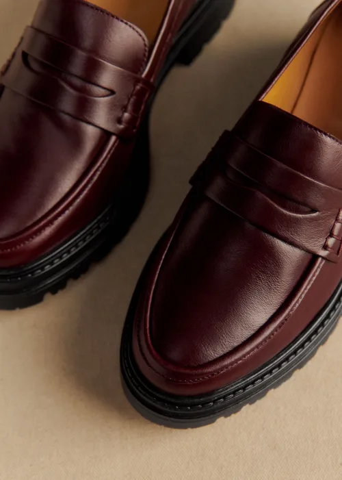 Mocassins Albane - Bordeaux Glacé — image 4