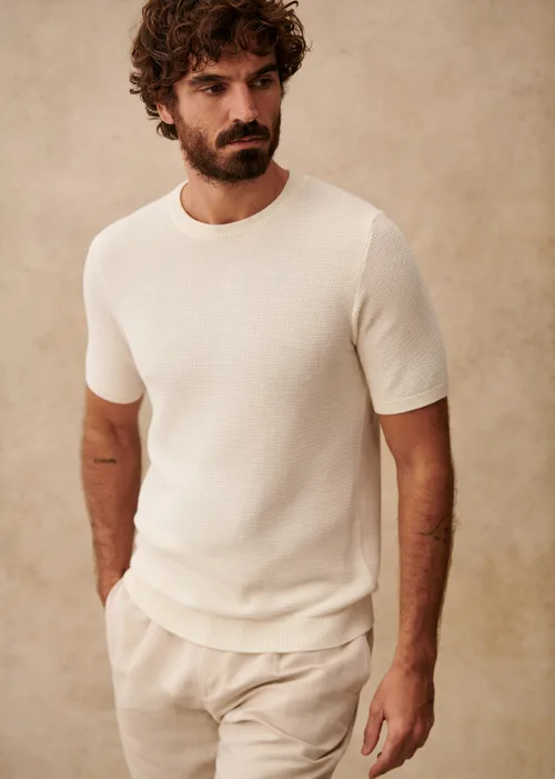 T-Shirt Maille Simeone - Blanc