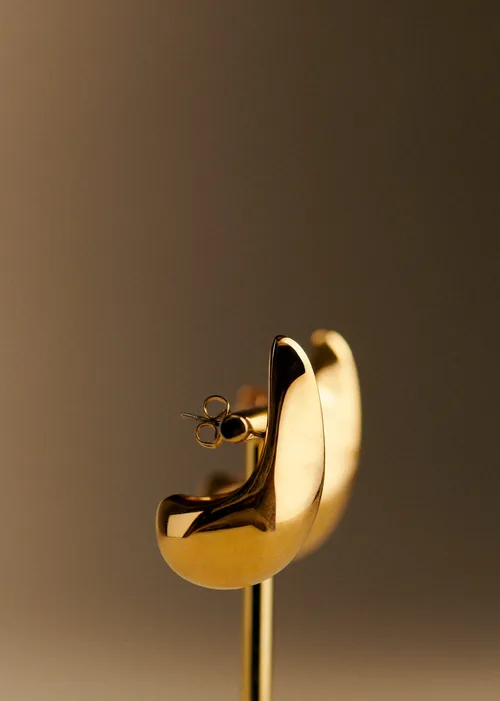 Boucles d'oreilles Justine - Doré — image 4