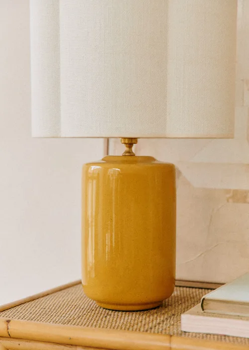 Lampe Mezzo - Safran - Abat-jour Boléro - Jute Écru — image 2