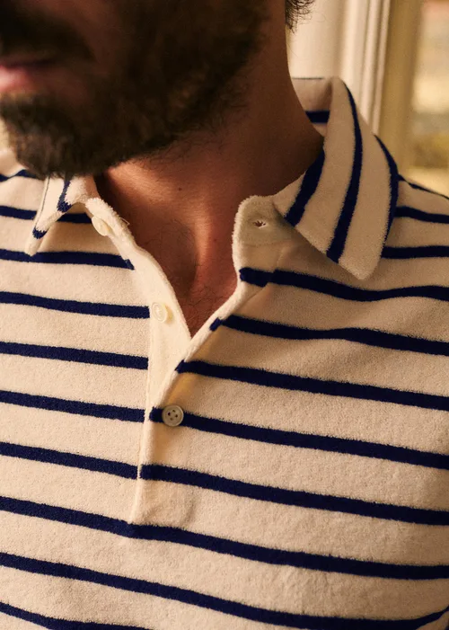 Polo Jude - Marine / Écru — image 2