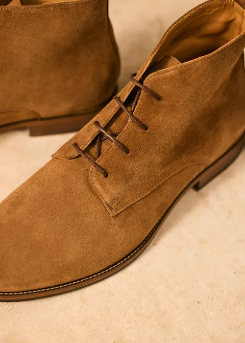 Bottines Chukka John - Daim Camel — image 3