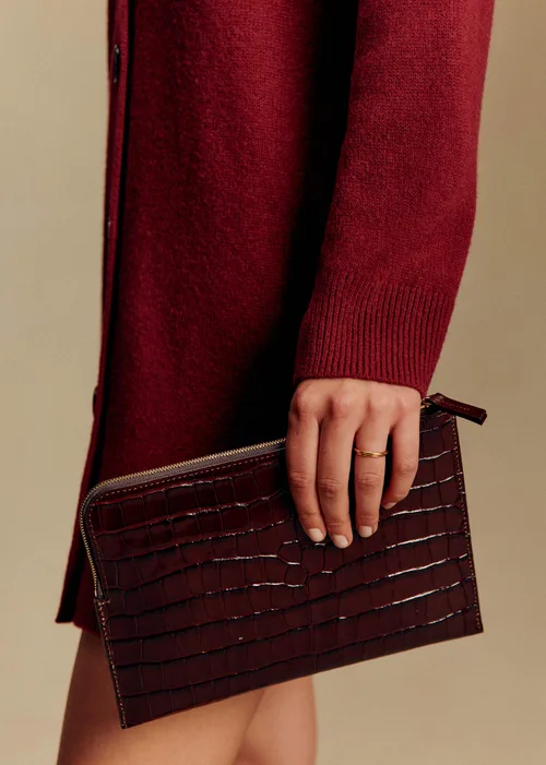 Pochette Serena - Choco Croco — image 3