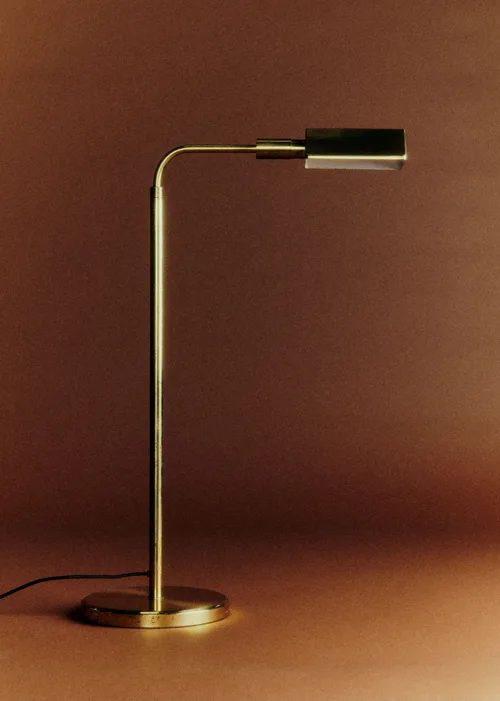 Lampadaire laiton vintage dans le goût de Cedric Hartman - Laiton