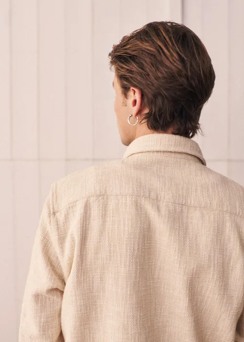 Chemise Lars Texturée - Naturel — image 3
