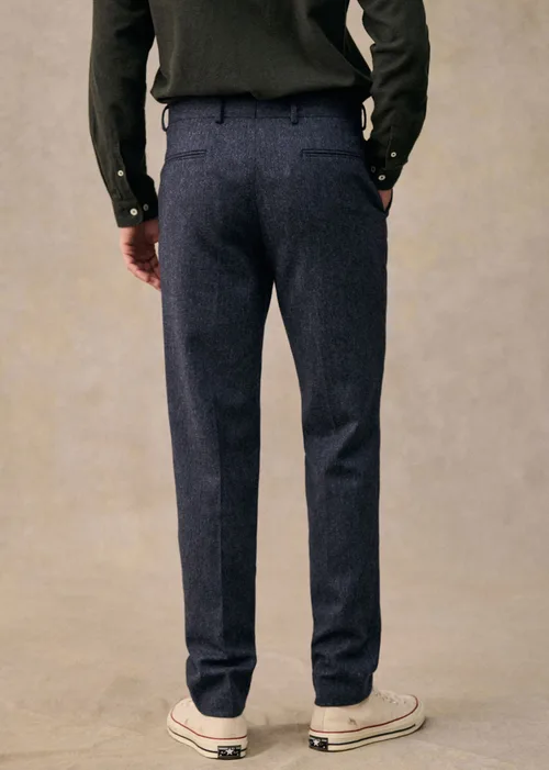 Pantalon Carl - Tweed Bleu Chiné — image 4