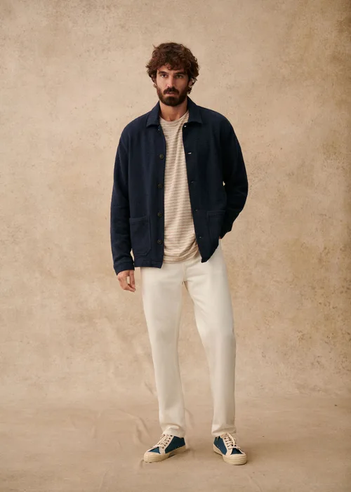 Veste Irwin - Marine texturé — image 7