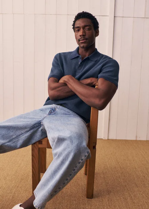 Polo Maille Gael - Marine — image 2