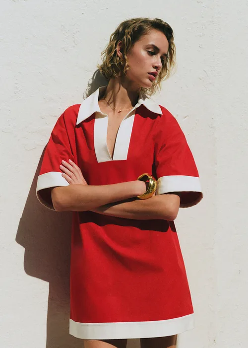 Robe Brittia - Rouge