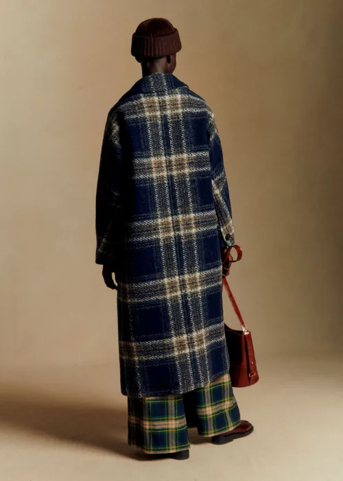 Manteau Viktor - Carreaux bleu — image 3