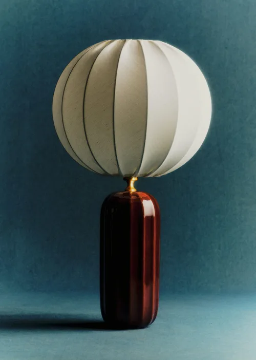 Lampe Traviata - Moka - Abat-jour Sonate - Écru — image 3