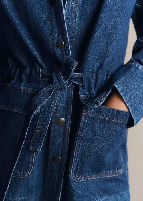 Veste Manolia - Bleu Denim Foncé — image 4