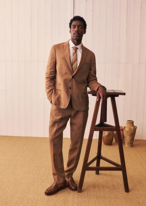 Pantalon Terence - Camel Chiné — image 8