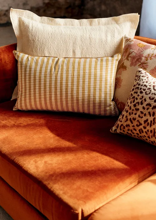 Coussin Tissé Pianissimo - Petit modèle - Caramel — image 3