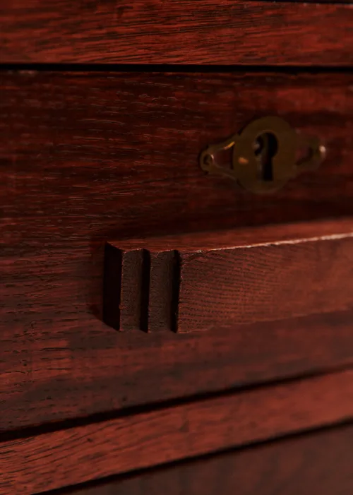 Bureau en chêne vintage - Chêne teinté — image 6
