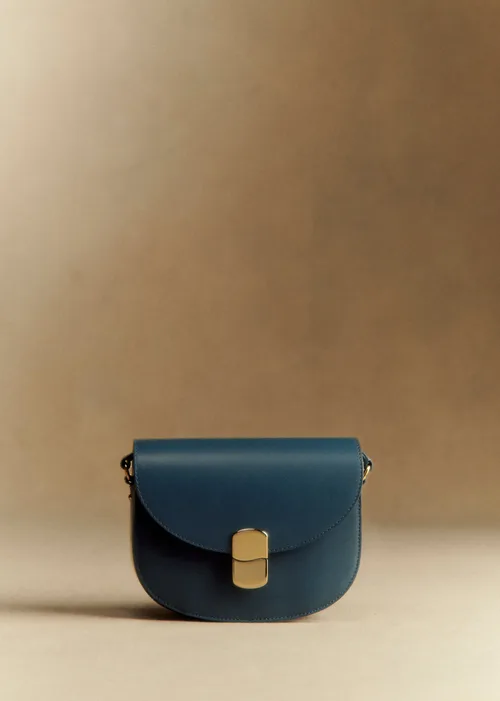Sac Claude - Bleu Denim Lisse