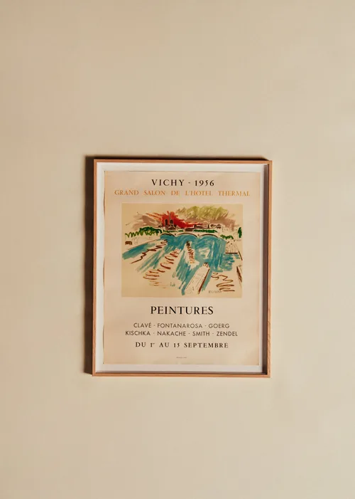 Affiche Grand salon de l'hôtel thermal, Vichy, 1956 - 51,5 x 62,5 cm