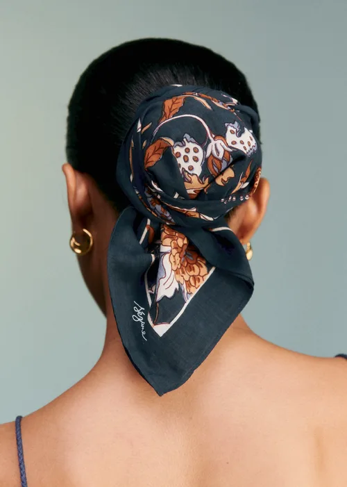 Foulard Gaston - Maxi Fleur Indienne — image 4