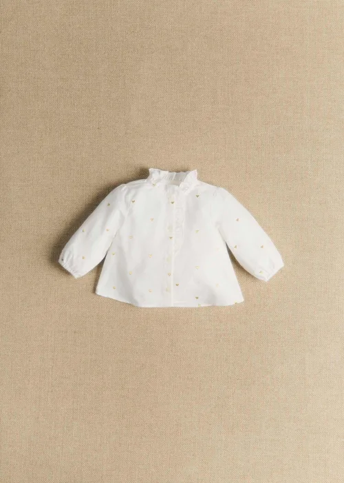 Chemise Chlo - Broderie Coeur Doré