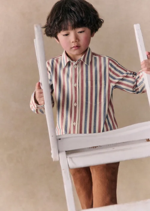 Chemise Tom - Rayures Bleu Blanc Rouge — image 4
