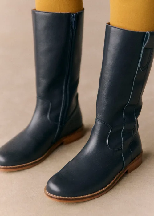 Bottes Carmen - Marine Lisse — image 3