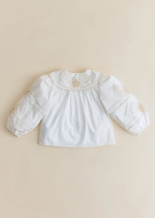 Chemise Avila - Sézane x SEA NY - Broderie Placée Ecru — image 2